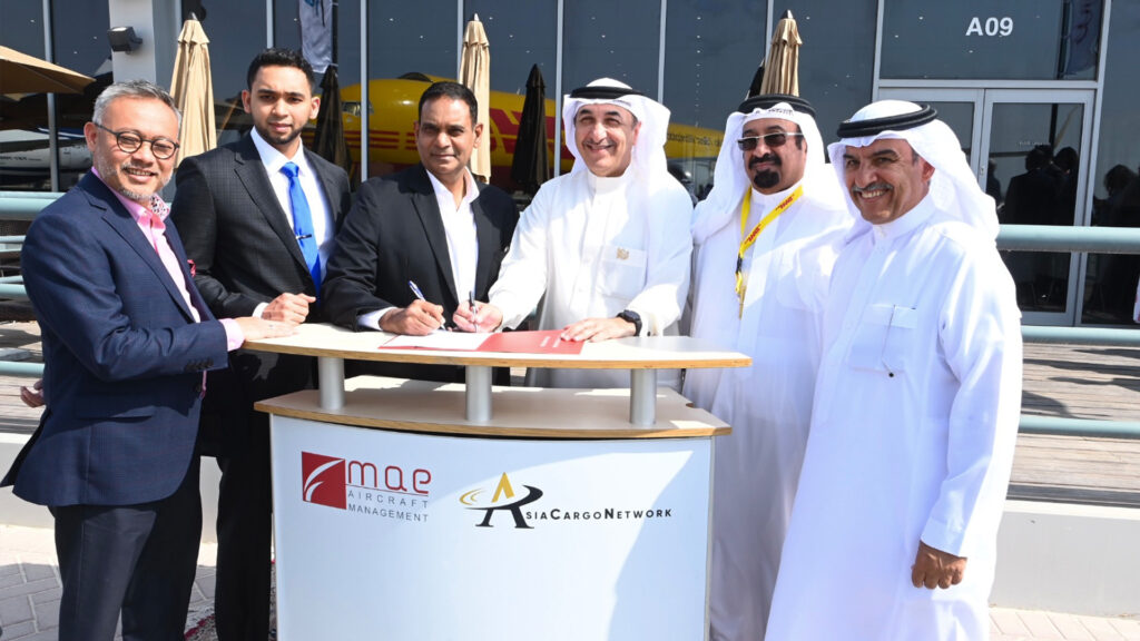 MAE Aircraft Management Asia Cargo Network Partnership