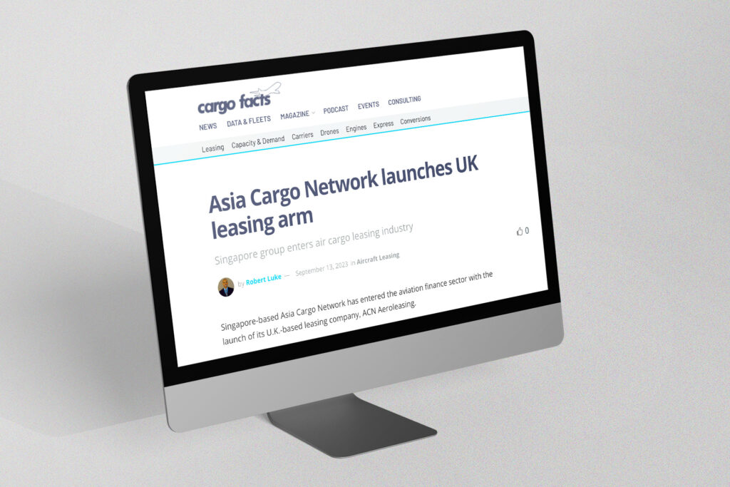 ACN Aeroleasing UK as featured in Cargo Facts